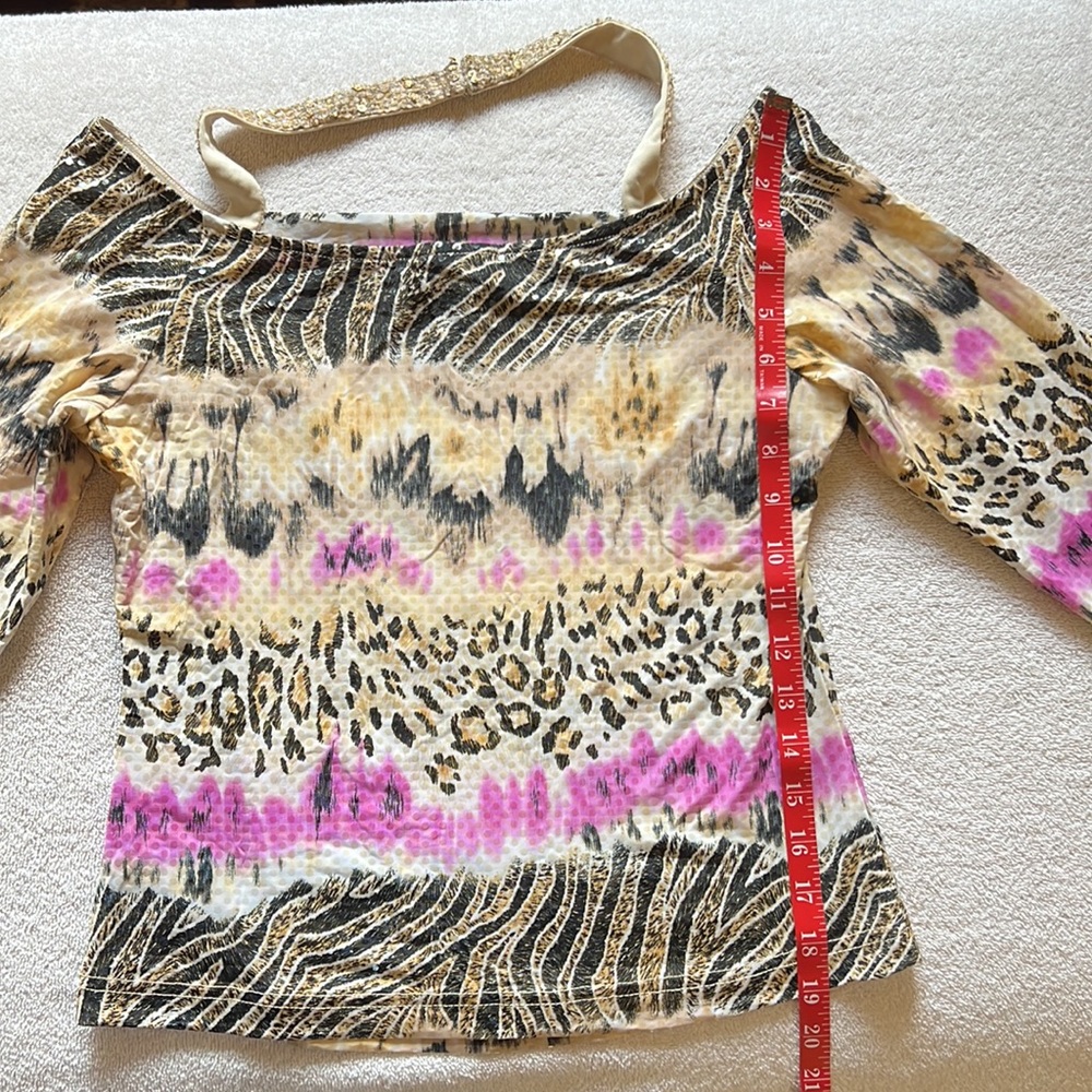 Joseph Ribkoff Animal Print Top - Picture 10 of 10